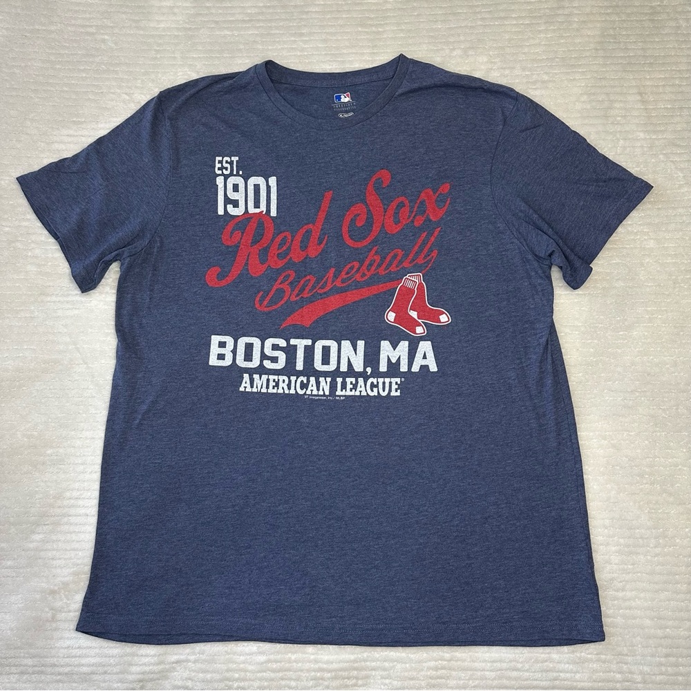 Boston Red Sox Blue Short Sleeve Graphic 2013 T-Shirt Men’s Size XL - Picture 4 of 9